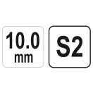 YATO Inbusschlüssel T-Schlüssel 10 mm / 22 x 200 mm S2