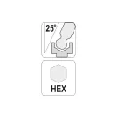 YATO Kugelkopf-Inbusschlüssel T-Schlüssel 6,0 mm / 17 x 170 mm S2