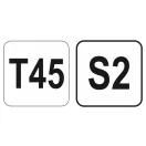 YATO T-Schlüssel T45 x 220 mm S2