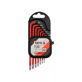 YATO Torx-Schlüsselsatz 7-teilig T9-T30 S2