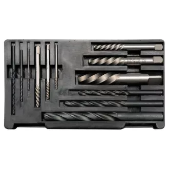 YATO Schraubenausdreher- und Bohrerset 12-teilig M3-M24