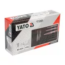 YATO Schraubenausdreher- und Bohrerset 12-teilig M3-M24