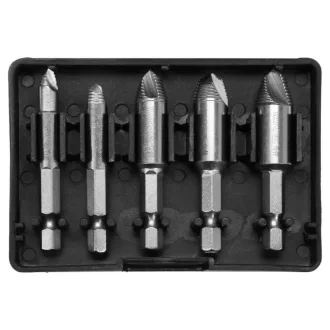 YATO Schraubendreher-Extraktionsset mit 5-teiligem Bithalter