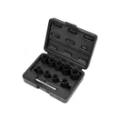 YATO Schraubendreherkopf-Entfernungsset 10-teilig 3/8" 10-19 mm