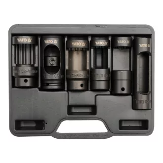   YATO Einspritzdüsenschlüssel-Satz 6-teilig 1/2" Diesel