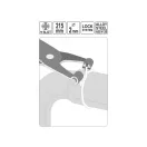 YATO Wasserrohrschellenzange 215 mm