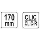 YATO Schlauchklemmenzange 170 mm
