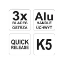 YATO Scheibenschneider