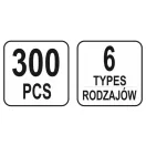 YATO Kunststoff-Patentbausatz 300 Teile Renault