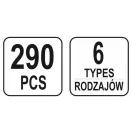 YATO Kunststoff-Patentbausatz 290 Teile BMW