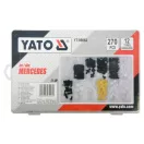 YATO Kunststoff-Patentsatz 270 Teile Mercedes