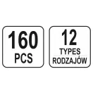 YATO Kunststoff-Patentbausatz 160 Teile Audi