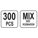 YATO Sechskantmuttern-Set 300-teilig M3-M10