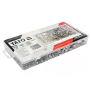 YATO Sechskantmuttern-Set aus Edelstahl 300 Stück M3-M10