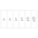 YATO Sechskant-Selbstsicherndes Muttern-Set 146-teilig M4-M12