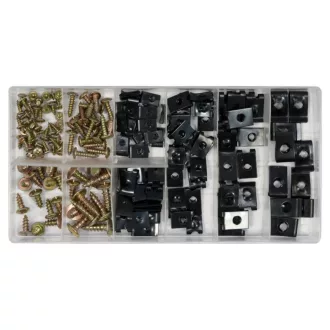 YATO Karosserieschrauben- und Unterlegscheibensatz 170 Teile