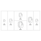 YATO Schlauchklemmen-Set 26-teilig 16-40 mm