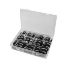 YATO Rohrschellen-Set mit Gummidichtung 52-teilig