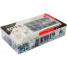 YATO Klemmenset aus verzinktem Stahl, 175-teilig