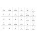 YATO Aluminium-Unterlegscheiben-Set 300-tlg