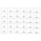 YATO Kupfer-Unterlegscheiben-Set 300-tlg