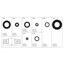 YATO Kabeltüllen-Set 180-teilig