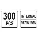 YATO Seegerring-Set innen 300-tlg