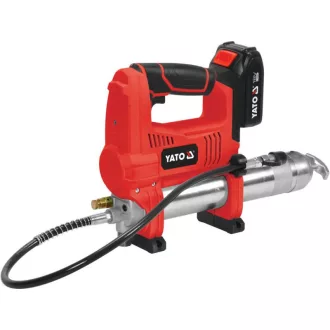 YATO Akku-Fettpresse 18 V (1 x 3,0 Ah Akku + Ladegerät)