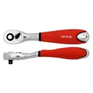 YATO Ratschenantriebsschaft 1/4" 155 mm 72T gebogener Schaft CrV