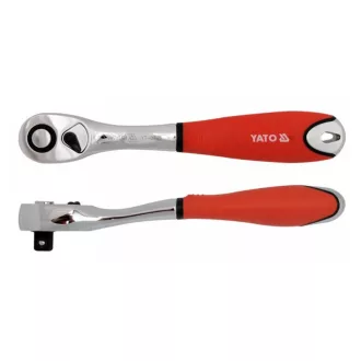   YATO Ratschenantriebswelle 1/2" 255 mm 72T gebogene Welle CrV