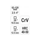 YATO Ölfilterabzieher 3 Krallen 63-120 mm