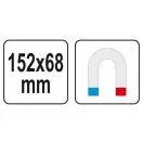 YATO Magnettablett 152x68 mm