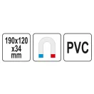 YATO Magnetischer Organizer 180 x 120 x 34 mm