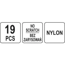 YATO Polsterausbau-Set 19-teilig