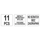 YATO Polsterausbau-Set 11-teilig