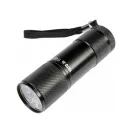 YATO Batterie-LED-Taschenlampe 30 lm Aluminium schwarz 3 x AAA