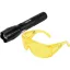 YATO Akku UV-Taschenlampe + Brille