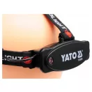 YATO Wiederaufladbare LED-Stirnlampe mit einstellbarem Fokus