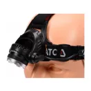 YATO Wiederaufladbare LED-Stirnlampe XM-L2 CREE mit einstellbarem Fokus