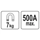 YATO Schweißerdungsmagnet 500A 7kg