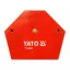 YATO Schweißwerkstückhalter Magnet 111 x 136 x 24 mm/34 kg