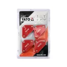 YATO Mini Schweißwerkstückhalter-Set 4-teilig 4,5 kg 45° 90° 135°