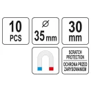 YATO Magnetaufhänger (10 Stück)