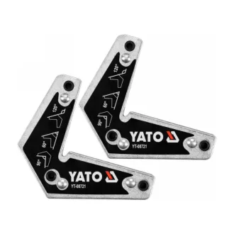   YATO Schweißwerkstückhalter Magnet 60-90-120°/10 kg (2 Stück)