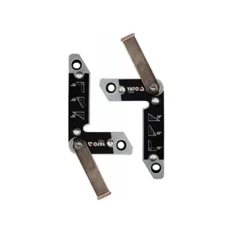   YATO Schweißwerkstückhalter Magnet 30-60-90°/32 kg (2 Stück)