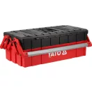 YATO Klappbarer Werkzeugkoffer mit 3 Einsätzen