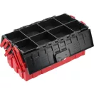 YATO Klappbarer Werkzeugkoffer mit 5 Einsätzen