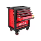 YATO Leerer Werkzeugwagen mit 6 Schubladen