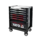 YATO Leerer Werkzeugwagen mit 7 Schubladen