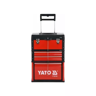 YATO Modularer Werkzeugwagen mit Werkzeugen 78 Teile